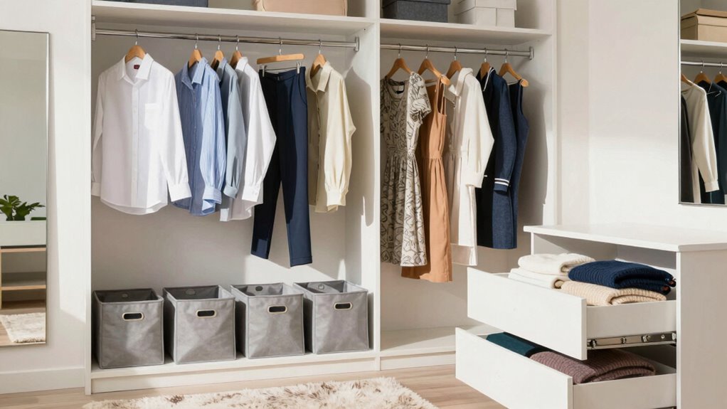 organize clothing and accessories