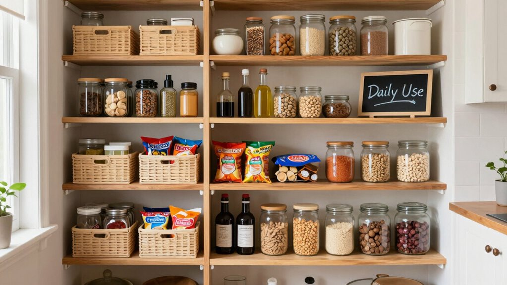 organize frequently used items