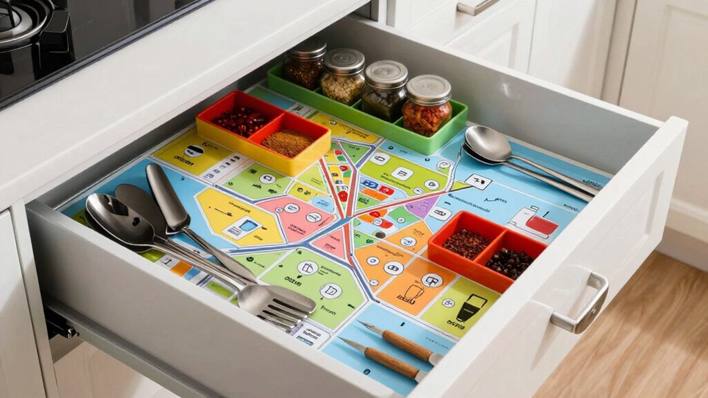 organize label arrange review