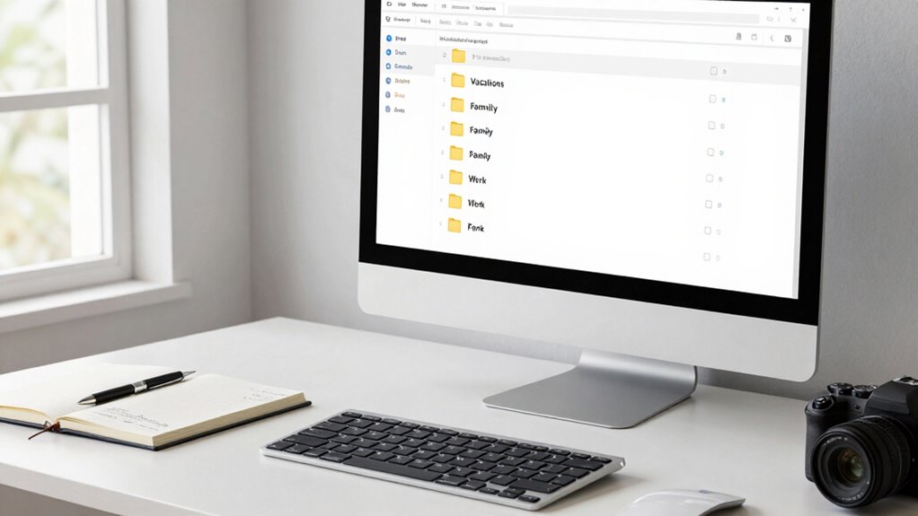organize photos with naming