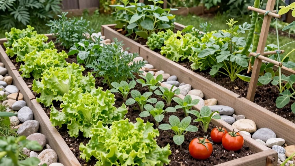 organized beginner garden layout