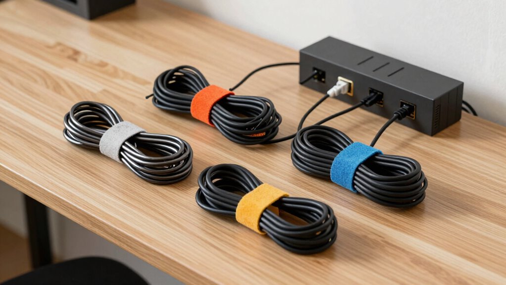organized cables boost productivity