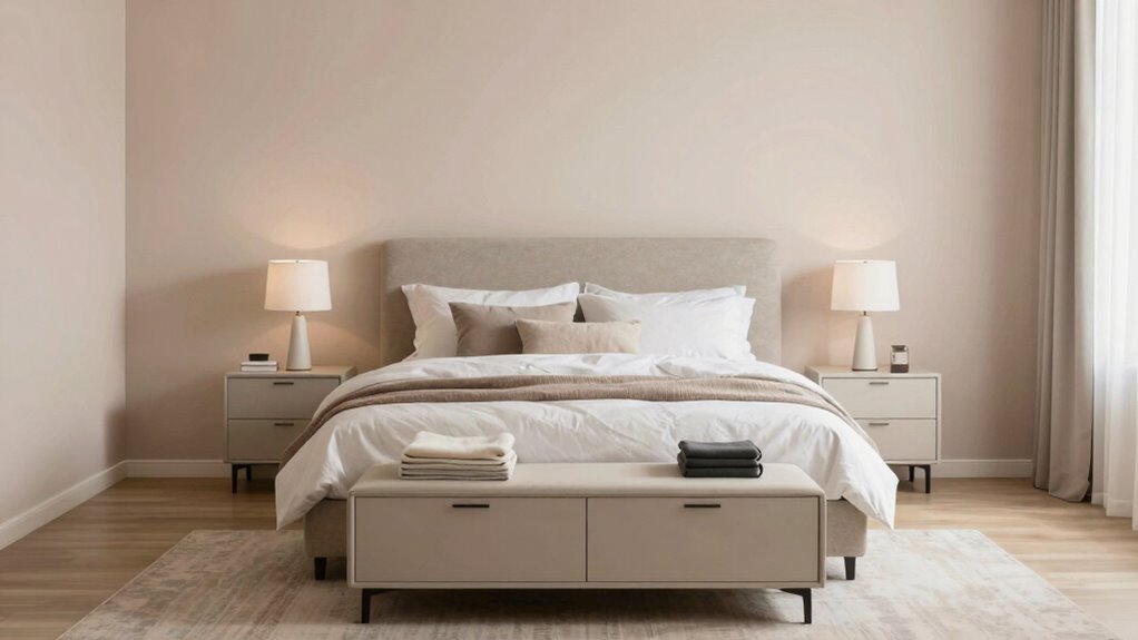 organized closet for relaxation