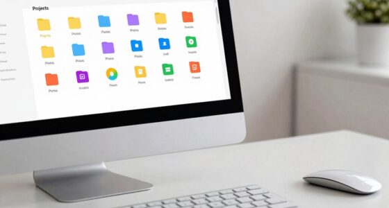 organized digital folder system