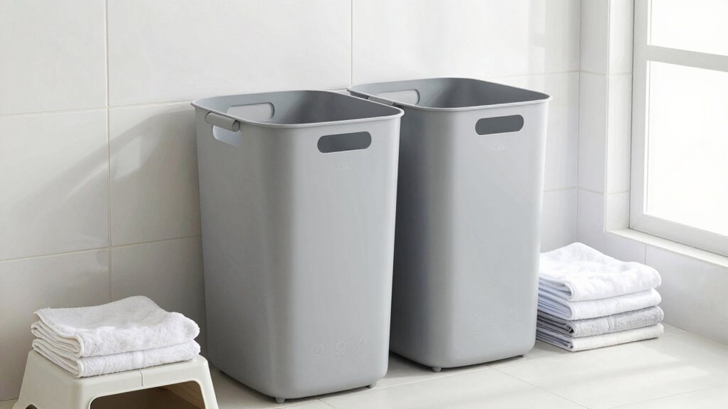 organized laundry sorting system