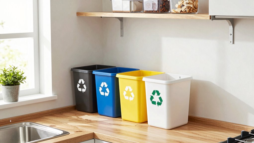 organized recycling storage solutions