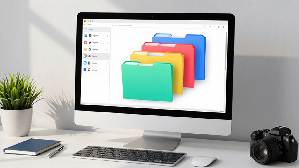 organized workflow aligned folder structure