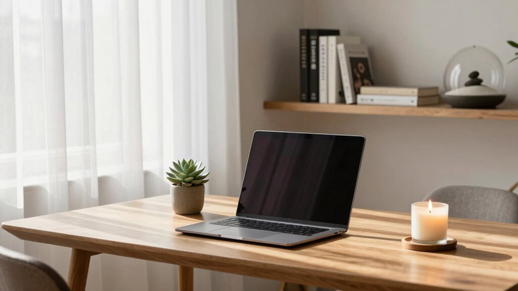 organized workspace enhances focus