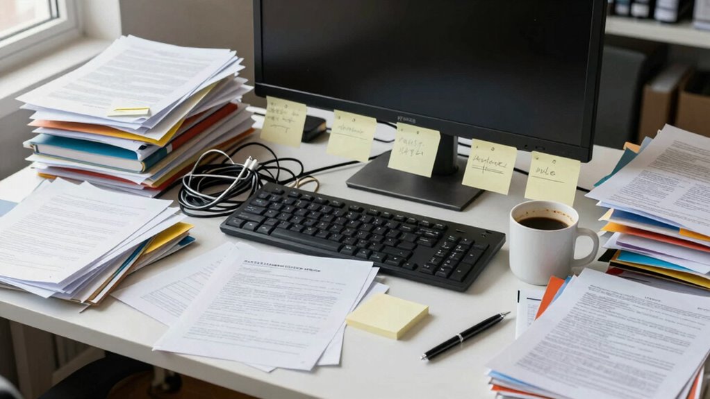 organized workspace enhances focus