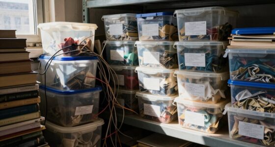 over labeling hampers organization
