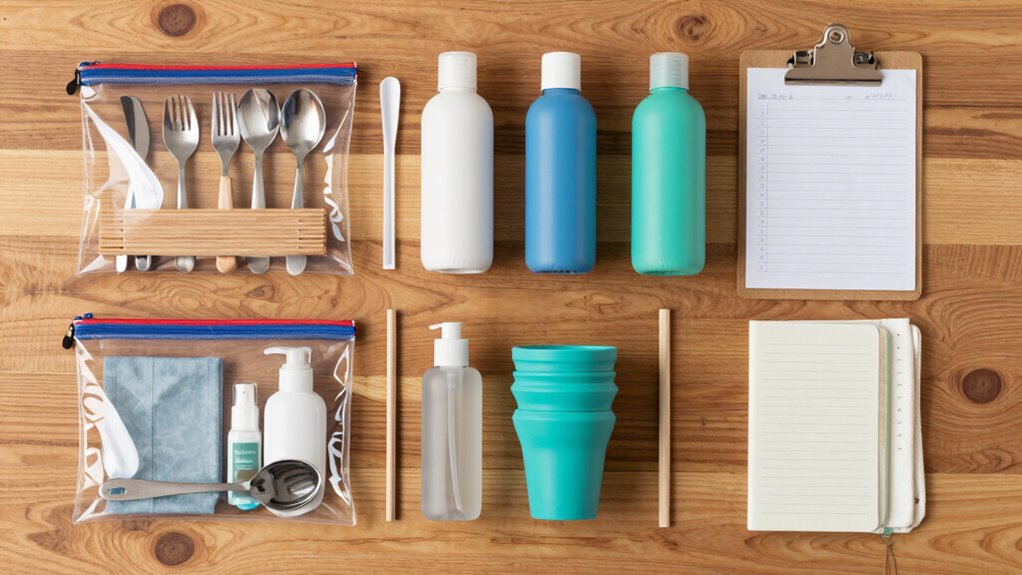 pack essential sustainable toiletries