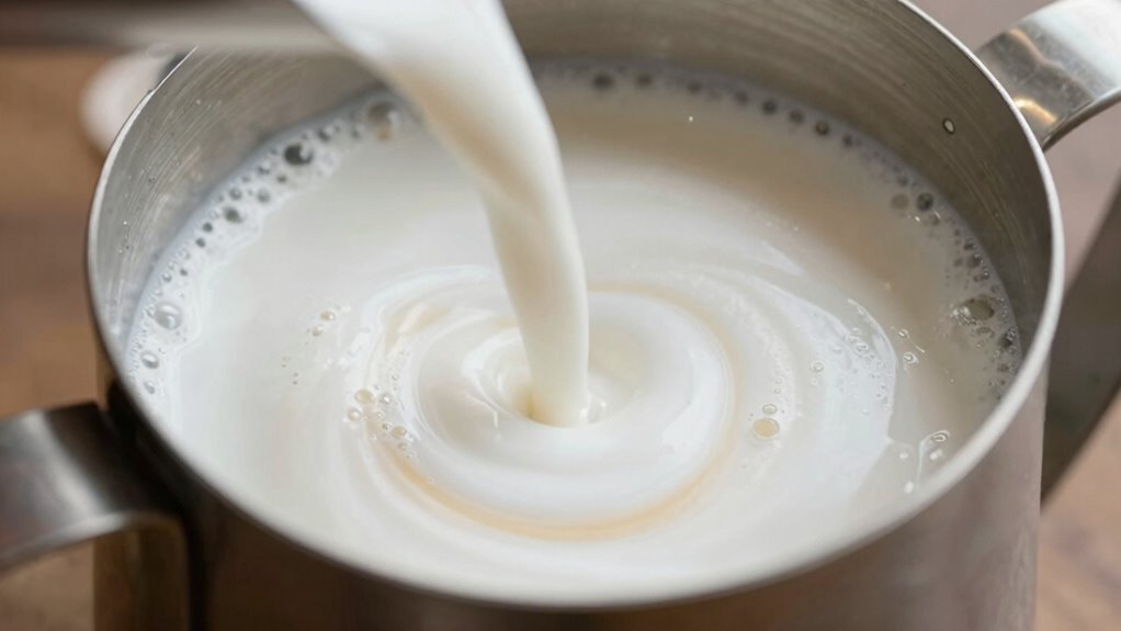 perfect microfoam for latte art