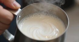 perfectly textured steamed milk
