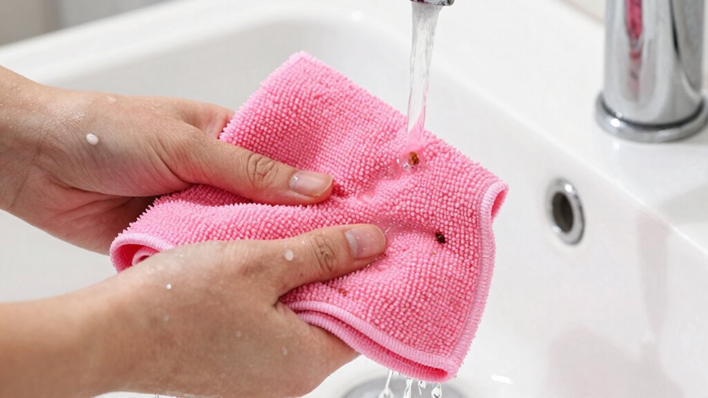 pre treat and handle gently