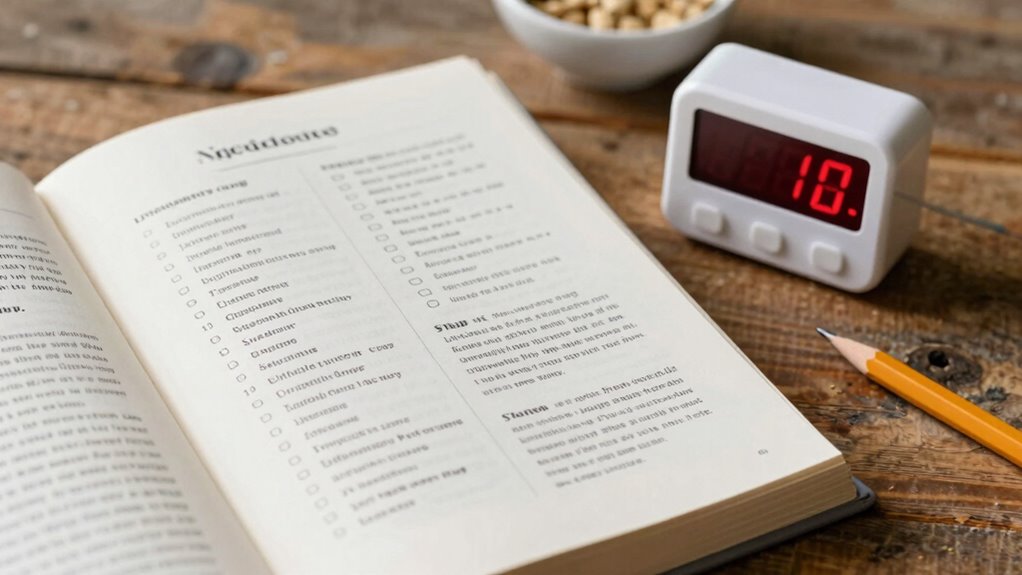 precise measurements and timings