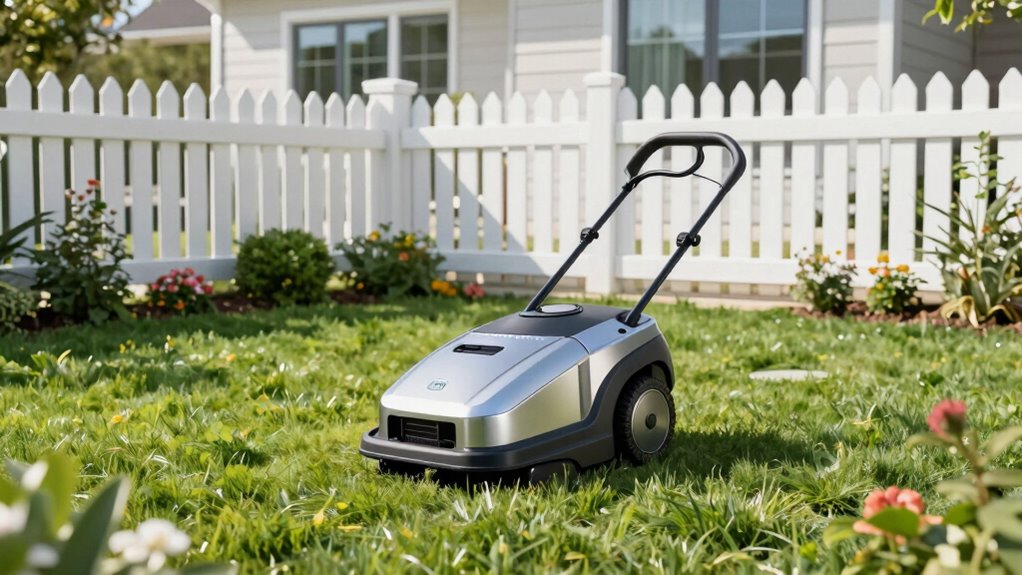 premium fenced yard mower