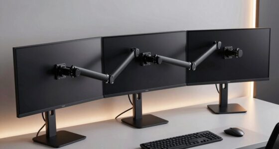 premium heavy duty monitor arms