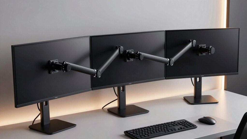 premium heavy duty monitor arms