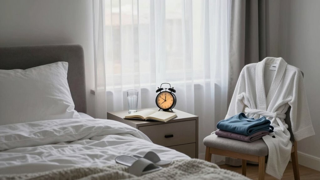 prepare plan relax sleep