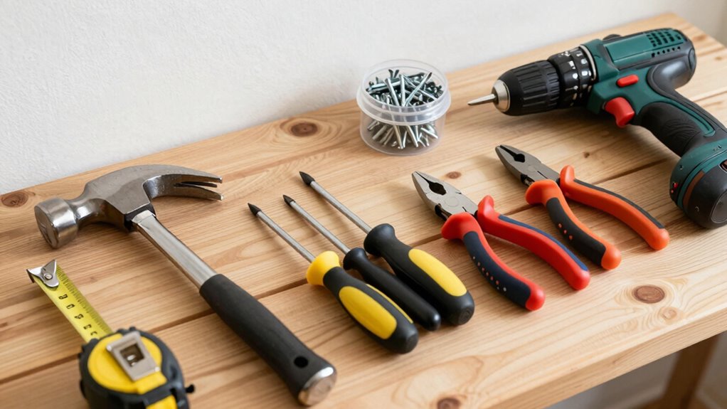 prepared organized eco friendly tools