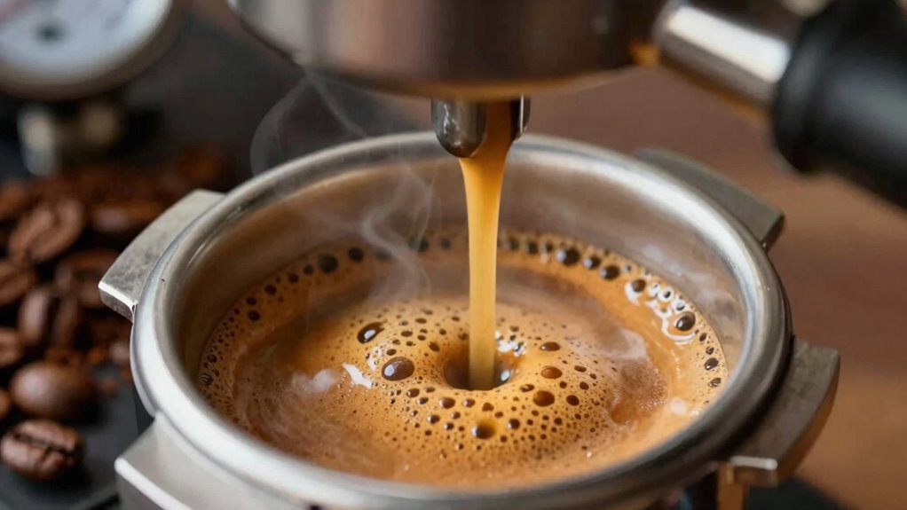 pressure grind brew timing