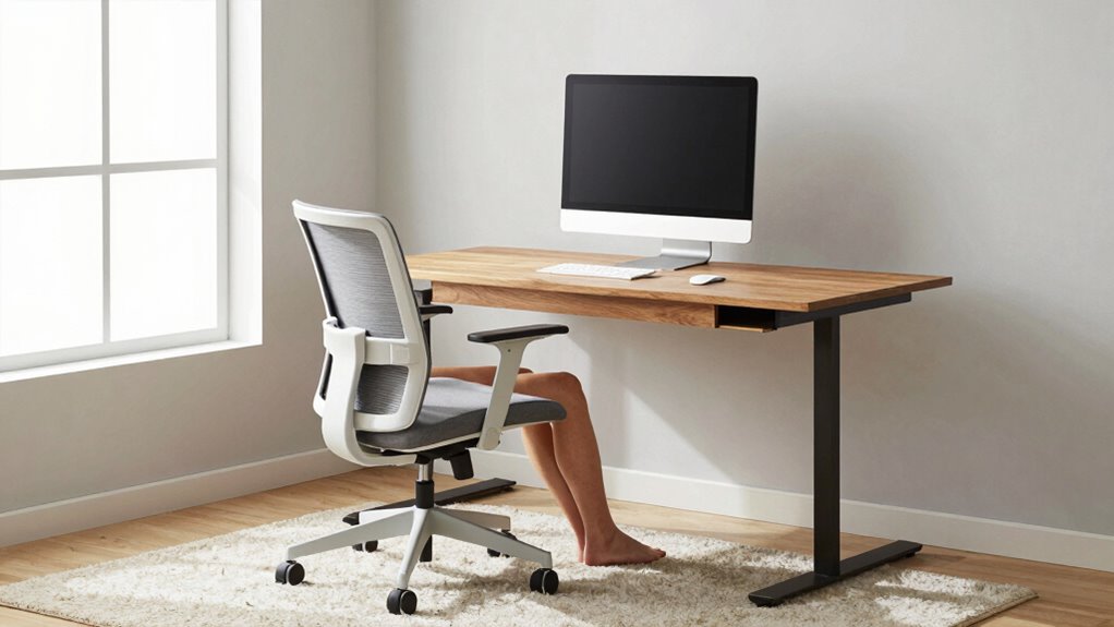 proper desk height ergonomics