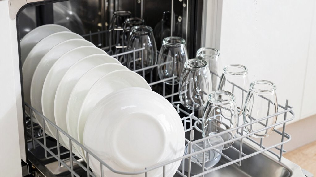 proper dishwasher loading technique