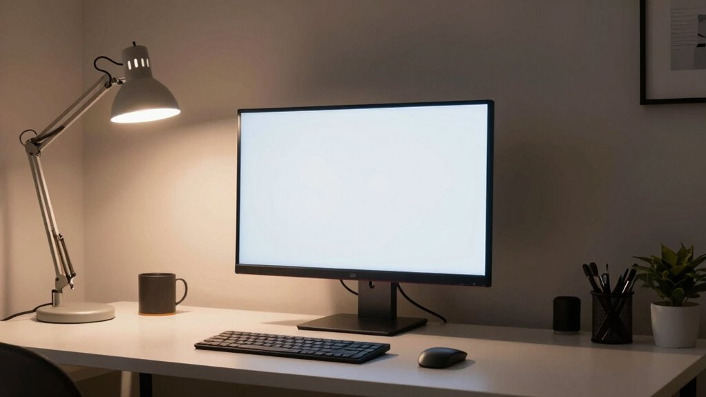 proper lighting reduces eye strain