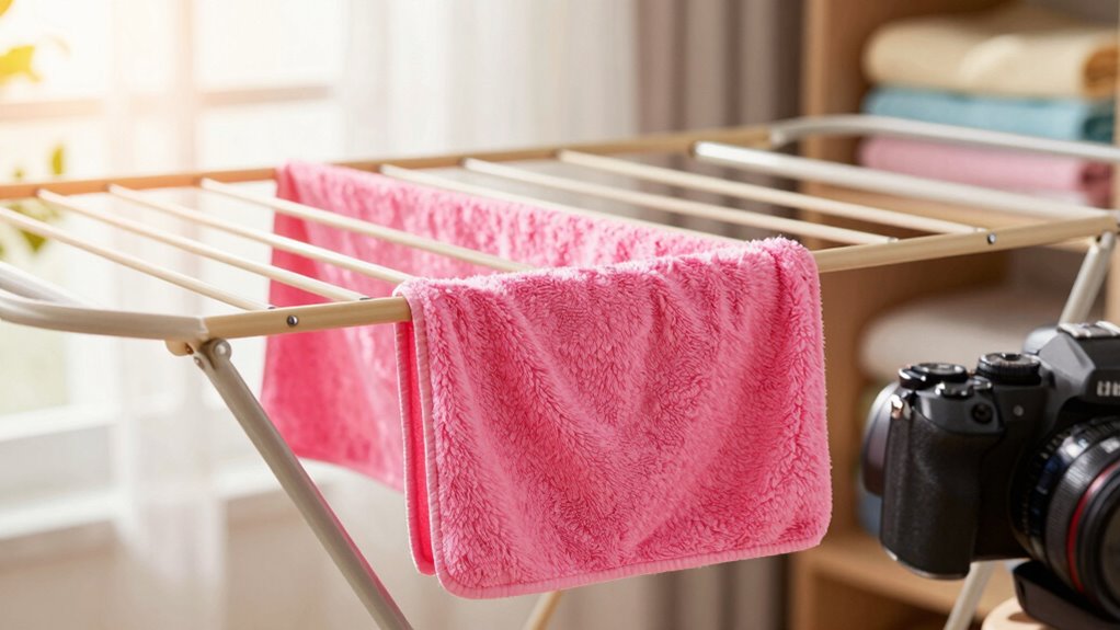 proper microfiber drying storage