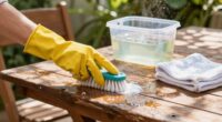 proper outdoor furniture cleaning