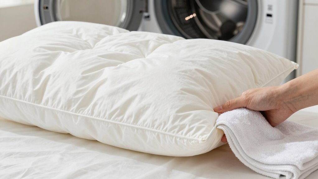 proper pillow drying techniques