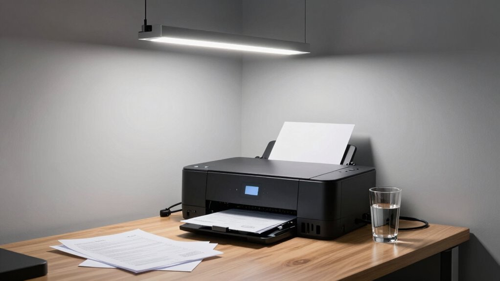 proper printer placement and ventilation