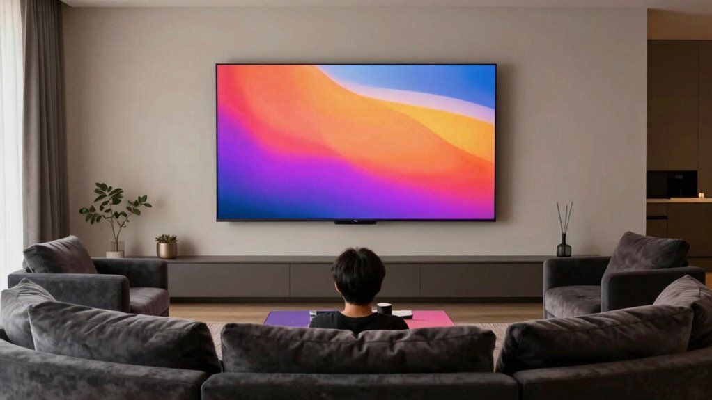 proper screen size and distance