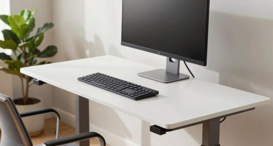 proper standing desk height