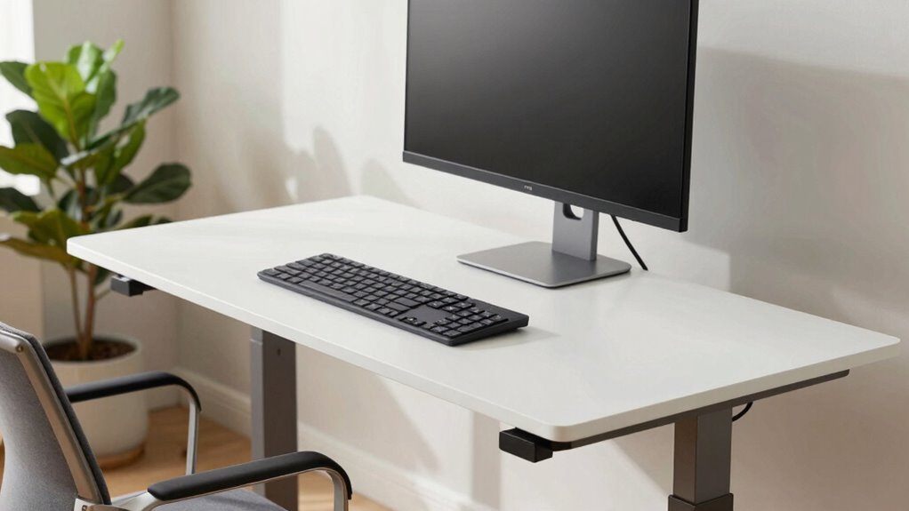 proper standing desk height