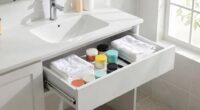 quick bathroom drawer cleanup