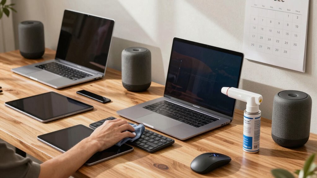 regular device cleaning prolongs lifespan