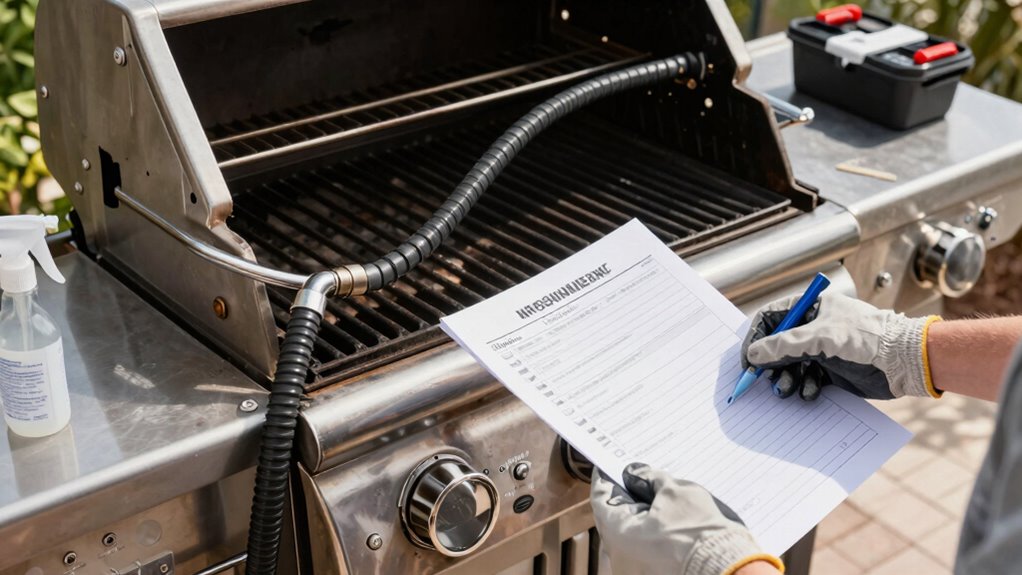 regular grill maintenance routine