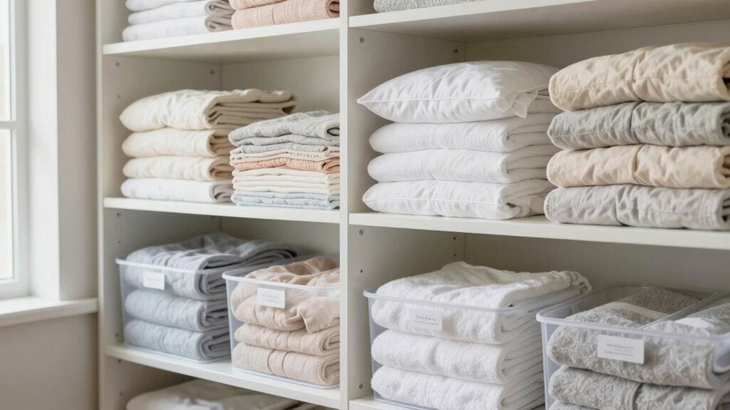 regular linen closet maintenance