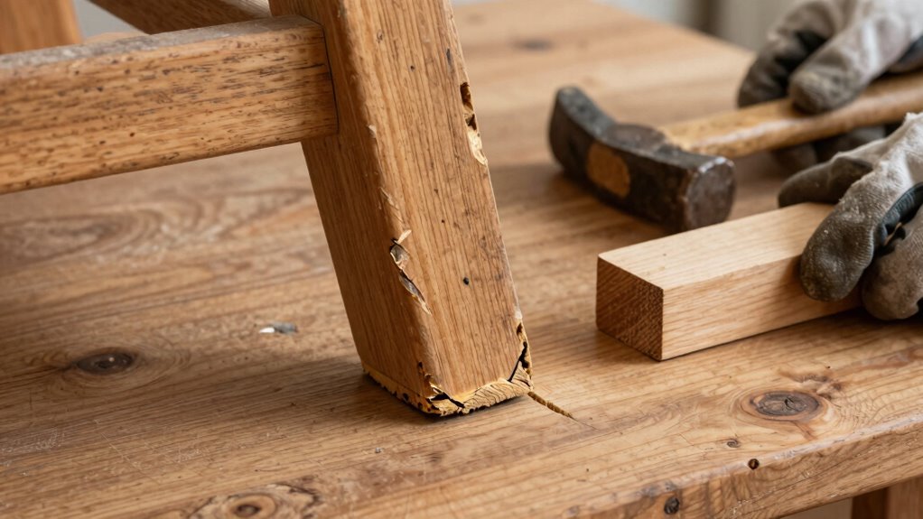 replace damaged table feet