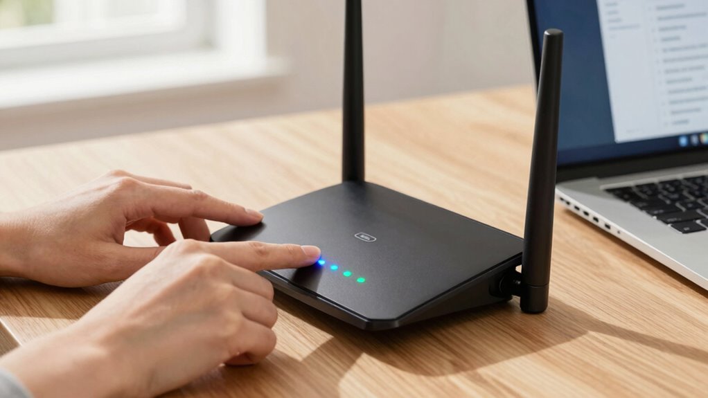 restart router update firmware