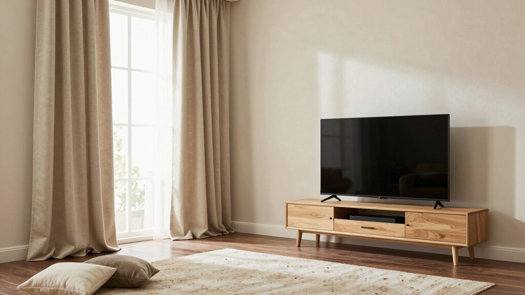 room echoes distort tv audio