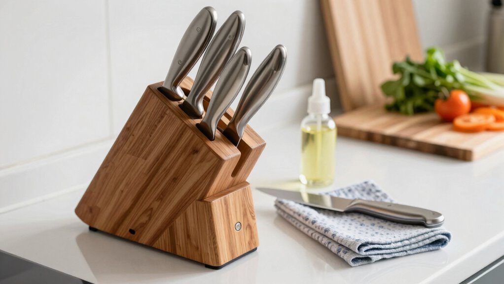 safe organized knife storage