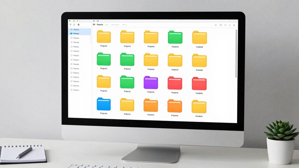 schedule regular folder cleanups