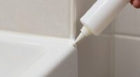 seal bathroom edge properly
