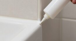 seal bathroom edge properly