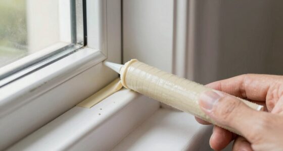 sealing gaps with caulk