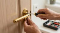 secure a loose door handle