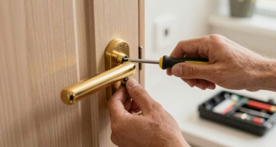 secure a loose door handle