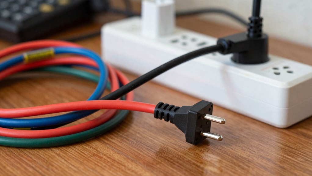 select appropriate safe extension cords